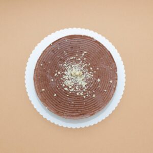 Arašidová raw torta s vegán čokoládou